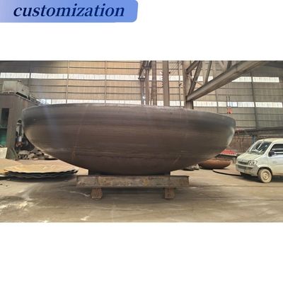 Полный сертификат Круговая голова Сварная тарелка голова ASME F D Конечная голова трубы судна