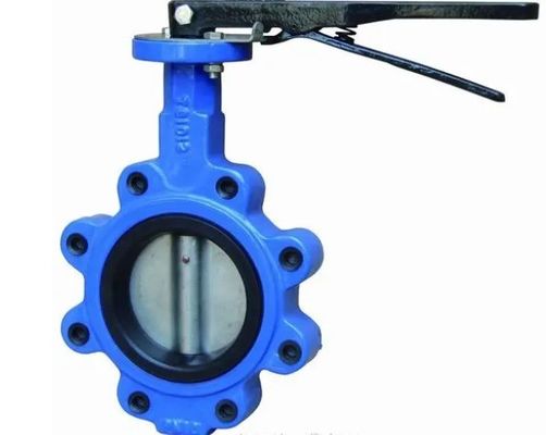 PN16 Литой железный рукав Lug Wafer Butterfly Valve для газовой среды и структуры диафрагмы