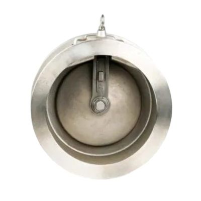 Ручной фланц из нержавеющей стали Pn25 DN 50 Wafer Lift Single Plate Swing Check Valve для отводного клапана