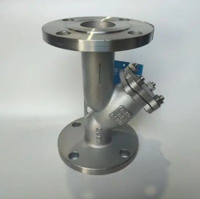 Полный сертификат Нержавеющая сталь SS304 SS316 PN16 фланцевый Y-цельник для отводных клапанов