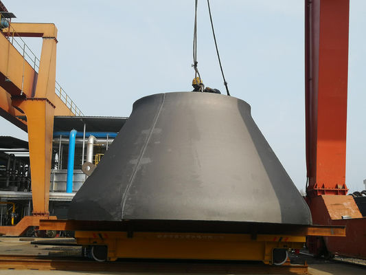 Полировка 304 нержавеющей конической головы конусового конца тарелки головки бака с сварным соединением