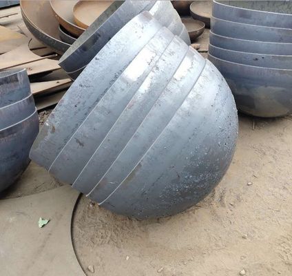 ASME стандарт 30 дюймов сварного соединения полусферный головы резервуара для стальной трубы конец
