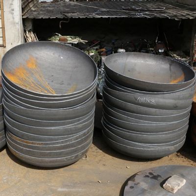 ASME стандарт 30 дюймов сварного соединения полусферный головы резервуара для стальной трубы конец