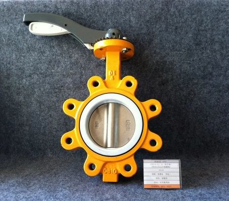 Водная среда PN10 PN16 Резиновый уплотнитель с подшипником типа Butterfly Valve Lt Type Worm