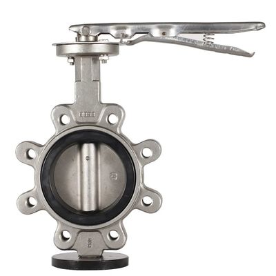 Зависит от спецификаций PN10/PN16 Ductile Iron Lug Type Lt Butterfly Valve