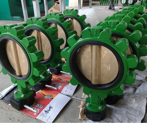 Зависит от спецификаций PN10/PN16 Ductile Iron Lug Type Lt Butterfly Valve