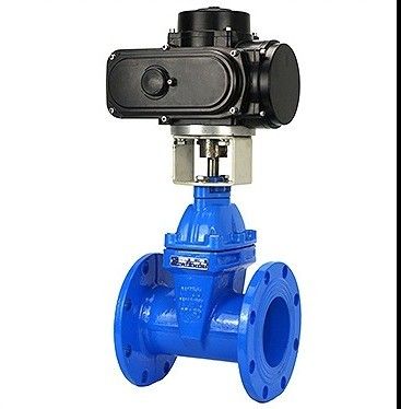 Доступный OEM Углеродистая сталь WCB NKZ961H Электрический фланцевый вакуумный шлюзовой клапан Стандарт DIN F6