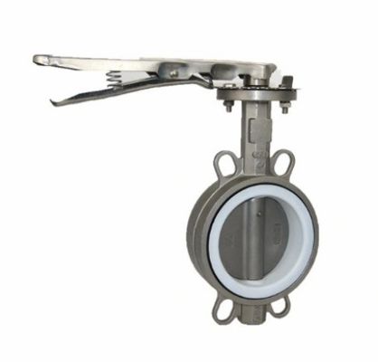 OEM Port Size Нержавеющая сталь/углеродистая сталь Бабочка клапан с ручной эксплуатацией