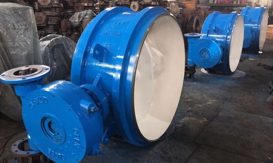 PN10 PN16 PN25 КЛАСС150 Двойной флангельный двойной офсетный эксцентрический клапан бабочки с пневматическим электрическим