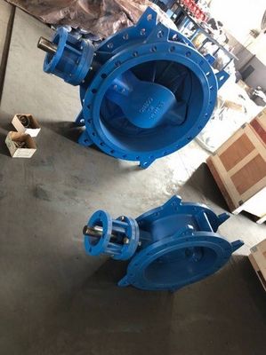 DN150 DN1800 Клапан бабочек PN16 Двойной фланцевый двойной эксцентричный мягкий герметик BS5163