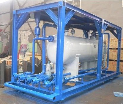 Производственное предприятие Машины для заполнения сжиженного газа (LPG Gas Filling Machine Storage Tank Skid Station) с цилиндром