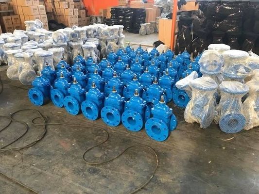 Доступный OEM клапан двери BS515 DIN F4 F5 AWWA резиновый уплотнитель не поднимающийся стебель мягкого железа