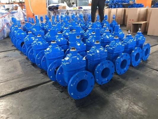 Доступный OEM клапан двери BS515 DIN F4 F5 AWWA резиновый уплотнитель не поднимающийся стебель мягкого железа