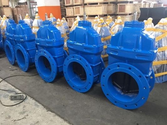 Доступный OEM клапан двери BS515 DIN F4 F5 AWWA резиновый уплотнитель не поднимающийся стебель мягкого железа