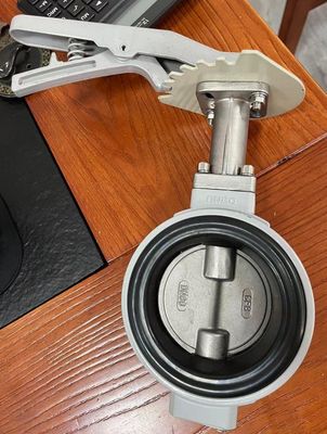 EPDM PTFE уплотнительный алюминиевый сплав Wafer Body Butterfly Valve для устойчивости к коррозии