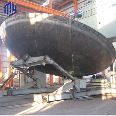 Промышленный стандарт Asme Углеродистая стальная давление сосуда плоский дно концы сферическая голова