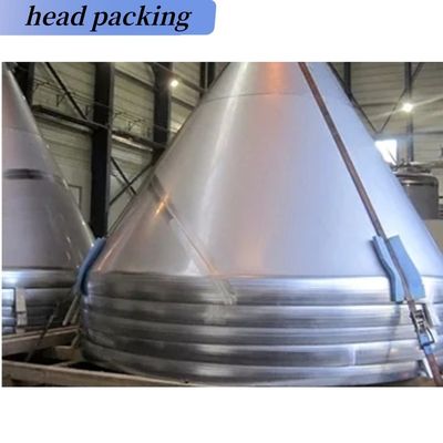 Равный дизайн ASME Конный головка резервуара с соединением фланца и материалом из углеродистой стали