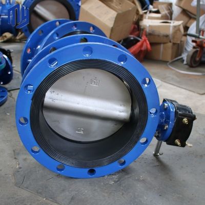 Промышленный DN600 PN10 PN25 NBR Сиденье электрический клапан бабочки двойной флангельной быстро открытый
