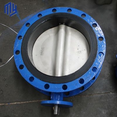 Промышленный DN600 PN10 PN25 NBR Сиденье электрический клапан бабочки двойной флангельной быстро открытый