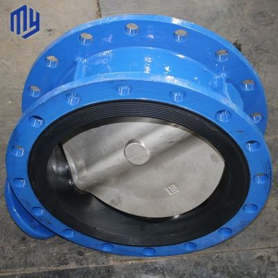 Промышленный DN600 PN10 PN25 NBR Сиденье электрический клапан бабочки двойной флангельной быстро открытый