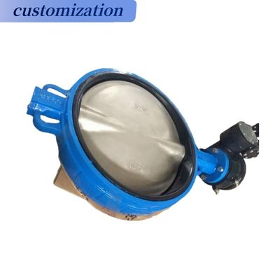 OEM Порт Размер рычаг работающий полный PTFE обтянутый концентрический DIN BS управления бабочки клапан
