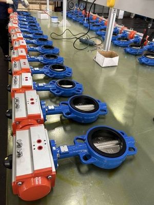 API/ANSI/DIN/JIS/ASME Стандартный вафловый клапан-бабочка с резиновой подкладкой из PTFE EPDM