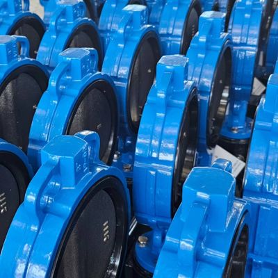 Поддержка по индивидуальному заказу ODM EPDM обтянутый пневматический приводной вафли тип управления бабочка клапан