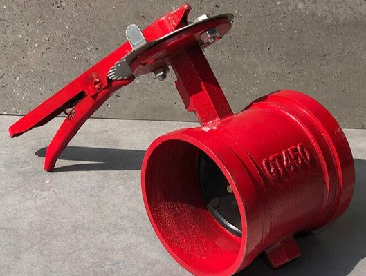Огневая система 300Psi Ранвированный клапан бабочки с сигналом на основе ваших требований