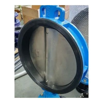 Диафрагма Структура DN1200 Червячий редуктор Отливный железный фланц Бабочный клапан для промышленности