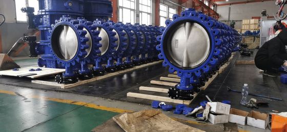 Водяные СМИ Бабочки клапаны SS316 литого железа As4087 WCB PN16 PN21 Тип соединительной клапаны