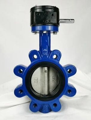 DN200 Вязкий литий железный PTFE сидячий клапан для бабочек для общей температуры