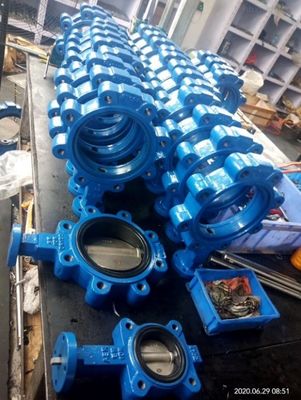 EPDM сиденье мягкое уплотнение рычаг управляемый вафли Lug бабочка клапан с настраиваемыми опциями