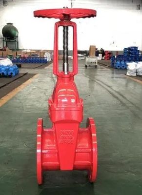 Низкотемпературные СМИ DN200 Ручной подъемный ствол фланцевый пожарный клапан PN16