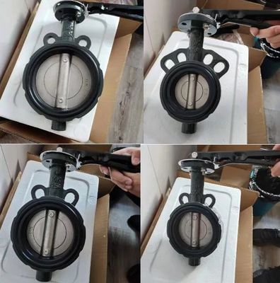 Клапки для водоотведения типа JIS API 150LB PN16 Korea Butterfly Valve для воды, нефти и газа
