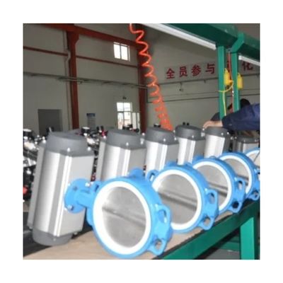 Конкурентоспособный корпус из чугуна, углерода и стали EPDM Soft Seal Wafer Manual Butterfly Valve