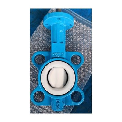 Конкурентоспособный корпус из чугуна, углерода и стали EPDM Soft Seal Wafer Manual Butterfly Valve