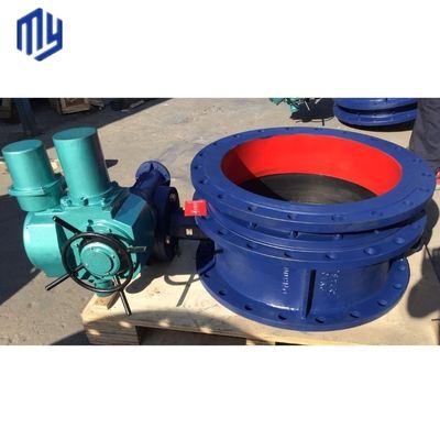 OEM поддерживаемый газовый клапан с двойным фланцем с коробкой передач Pn6/Pn10/Pn16