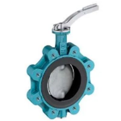 Структура диафрагмы Гидравлический CF8 Di Ci EPDM PTFE Сильный кислотный рычаг Lug Butterfly Valve