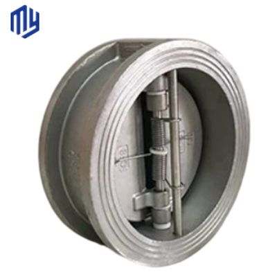 Ручной фланц из нержавеющей стали Pn25 DN 50 Wafer Lift Single Plate Swing Check Valve для отводного клапана