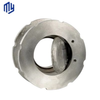Ручной фланц из нержавеющей стали Pn25 DN 50 Wafer Lift Single Plate Swing Check Valve для отводного клапана