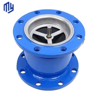 Структура диафрагмы Hc41x Pn10 Pn16 Спускный насос Двойной фланцевый муфлер Тихий контрольный клапан
