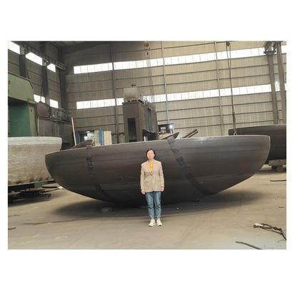 OEM полушария Эллипсоидальная полировка трубы Конец Посуда Санитарный бак крышка водостока