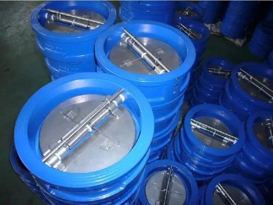 150LB Wafer Type Swing Double Disc Valve Dual Plate Non-Return Valve для поддержки ОБМ