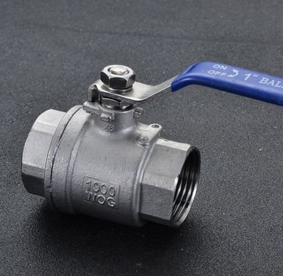Стальной промышленный/санитарный полный отверстий натянутый NPT/BSP DN15 шаровой клапан для применения