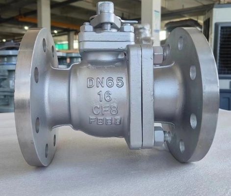 OEM Port Size Фланцевый шаровой клапан из нержавеющей стали с ISO5211 High Pad CF8 CF8m F304/F316