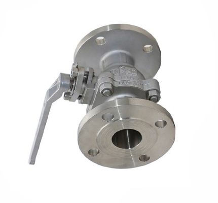 Специализированный нержавеющий сталь 304/316/CF8/CF8m DIN Pn40/Pn16/150lb Фланцевый шаровой клапан
