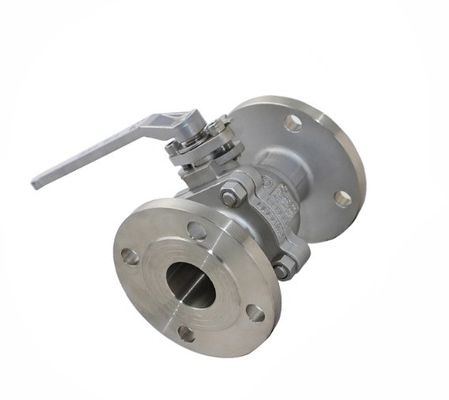 Специализированный нержавеющий сталь 304/316/CF8/CF8m DIN Pn40/Pn16/150lb Фланцевый шаровой клапан