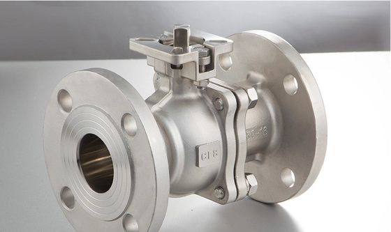 Специализированный нержавеющий сталь 304/316/CF8/CF8m DIN Pn40/Pn16/150lb Фланцевый шаровой клапан