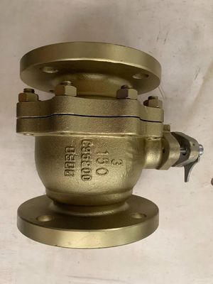 150 ASME B16.5 Wcb Отливный углерод CF8 CF8m Бронзовый плавучий шаровой клапан из нержавеющей стали