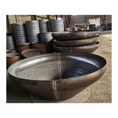 ОБМ индивидуальное сварное соединение Asme полусферная эллипсодиальная голова купола концы резервуара